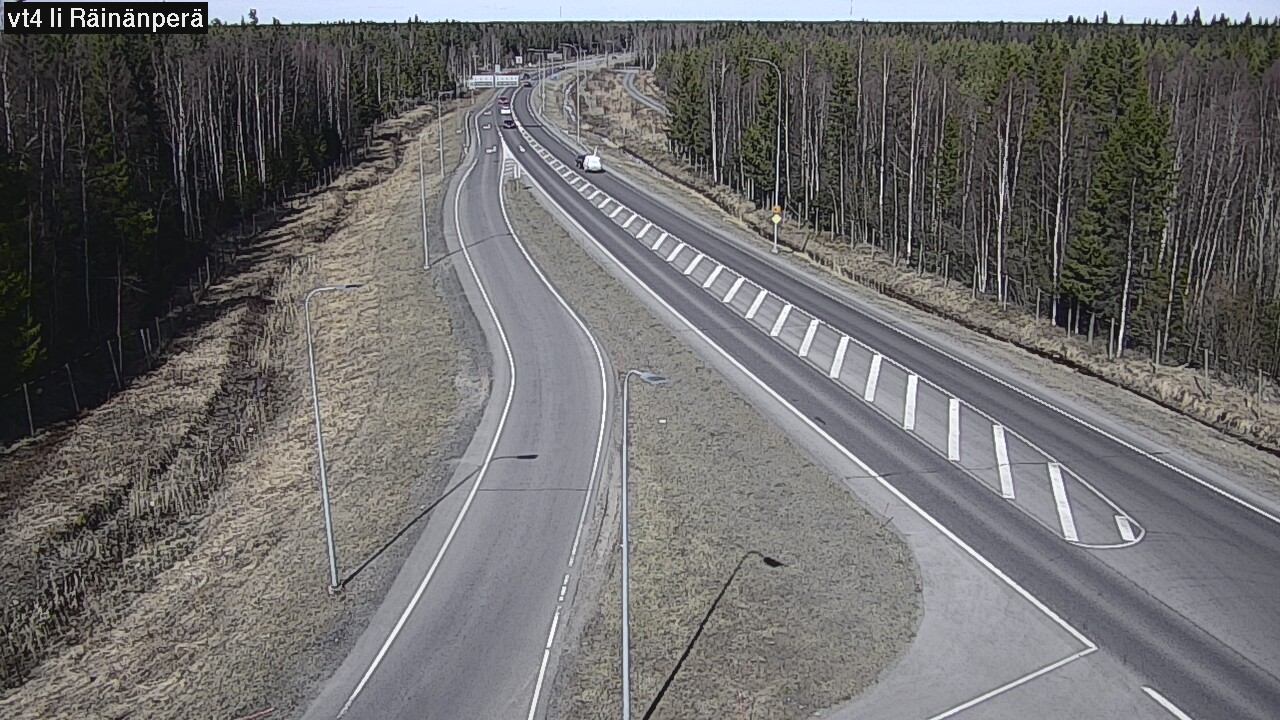 Weather Camera Image Väg 4 Ijo, Räinänperä, Ii, Pohjois-Pohjanmaa