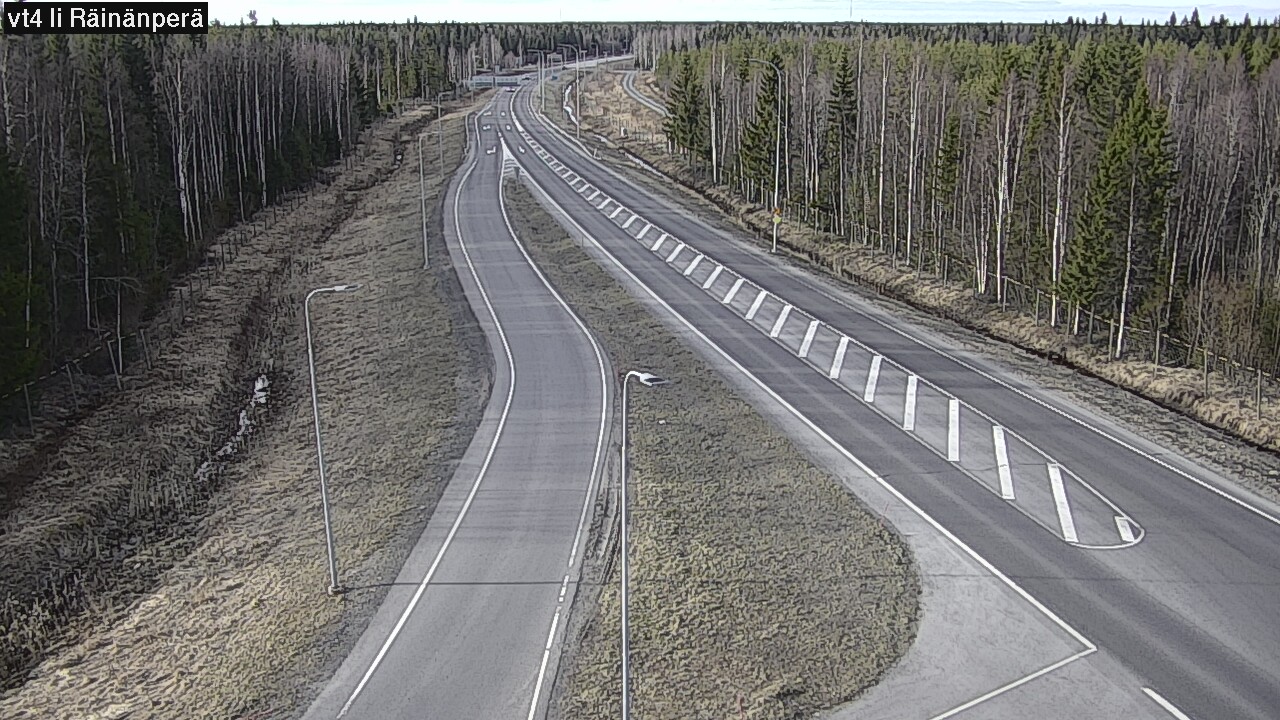 Weather Camera Image Väg 4 Ijo, Räinänperä, Ii, Pohjois-Pohjanmaa