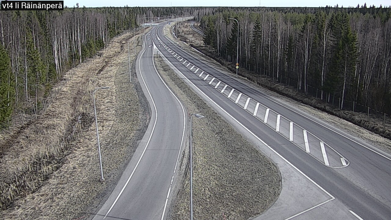 Weather Camera Image Väg 4 Ijo, Räinänperä, Ii, Pohjois-Pohjanmaa