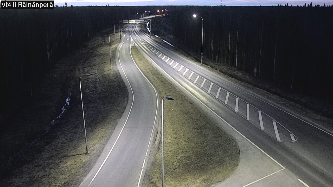 Weather Camera Image Väg 4 Ijo, Räinänperä, Ii, Pohjois-Pohjanmaa