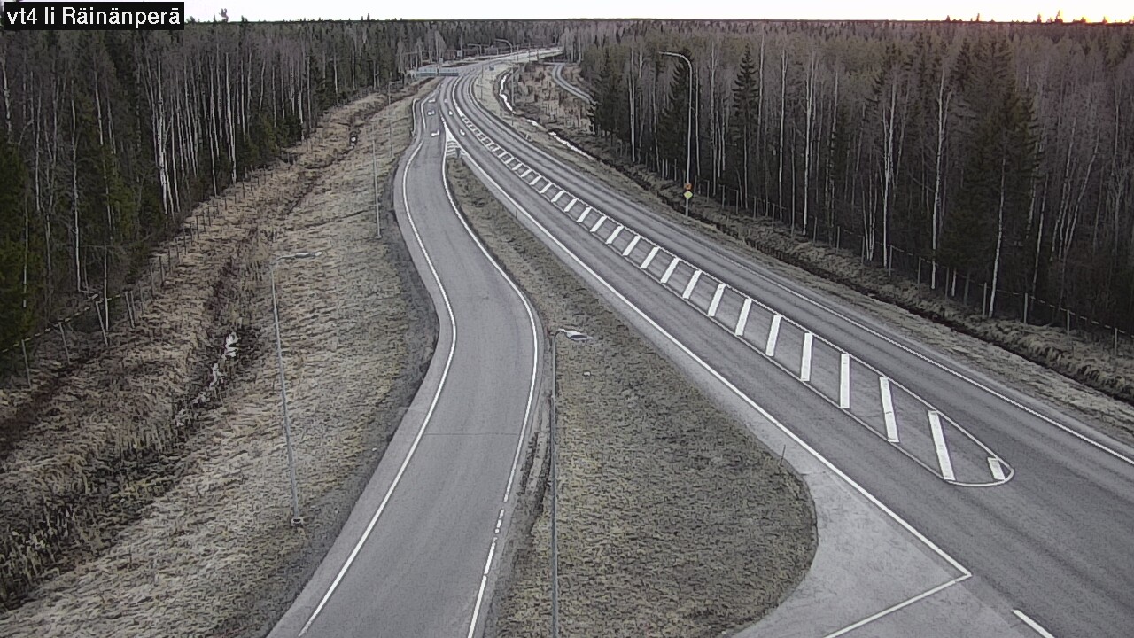 Weather Camera Image Väg 4 Ijo, Räinänperä, Ii, Pohjois-Pohjanmaa