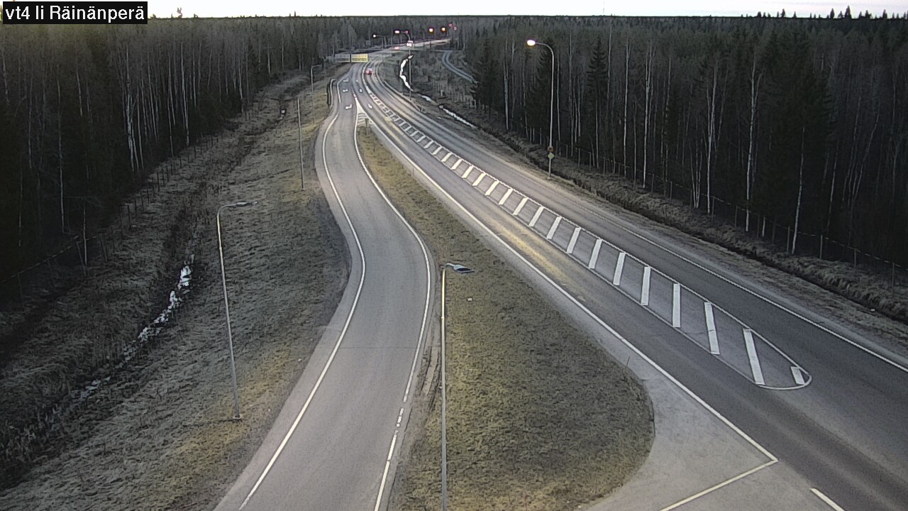Weather Camera Image Väg 4 Ijo, Räinänperä, Ii, Pohjois-Pohjanmaa