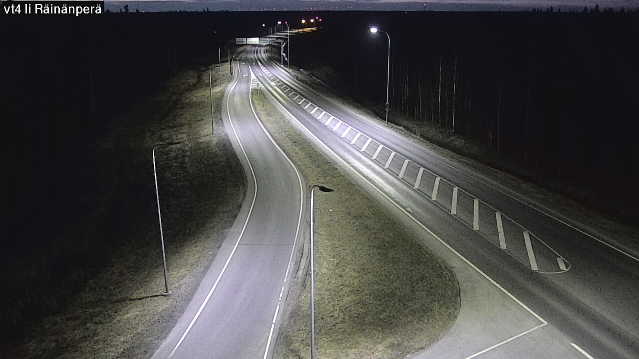Weather Camera Image Väg 4 Ijo, Räinänperä, Ii, Pohjois-Pohjanmaa