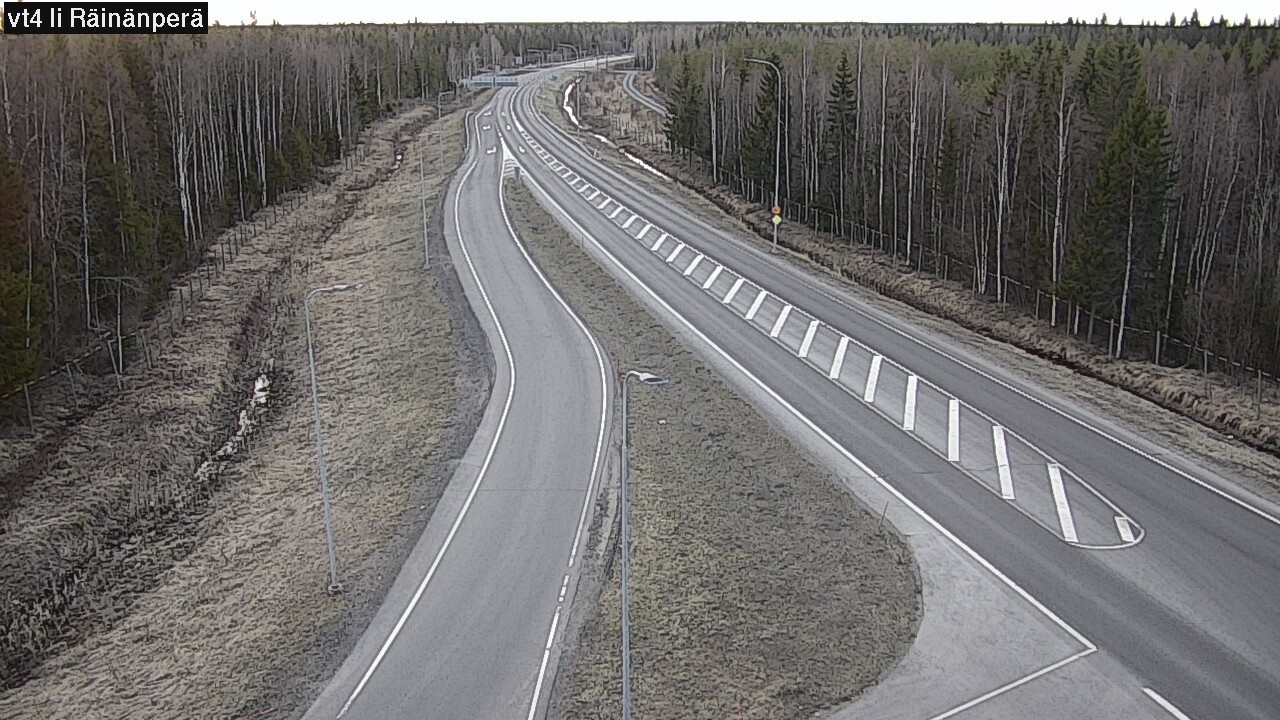 Weather Camera Image Väg 4 Ijo, Räinänperä, Ii, Pohjois-Pohjanmaa