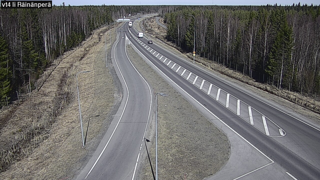 Weather Camera Image Väg 4 Ijo, Räinänperä, Ii, Pohjois-Pohjanmaa