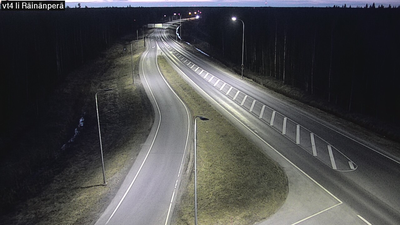 Weather Camera Image Väg 4 Ijo, Räinänperä, Ii, Pohjois-Pohjanmaa