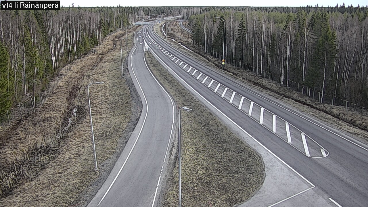 Weather Camera Image Väg 4 Ijo, Räinänperä, Ii, Pohjois-Pohjanmaa