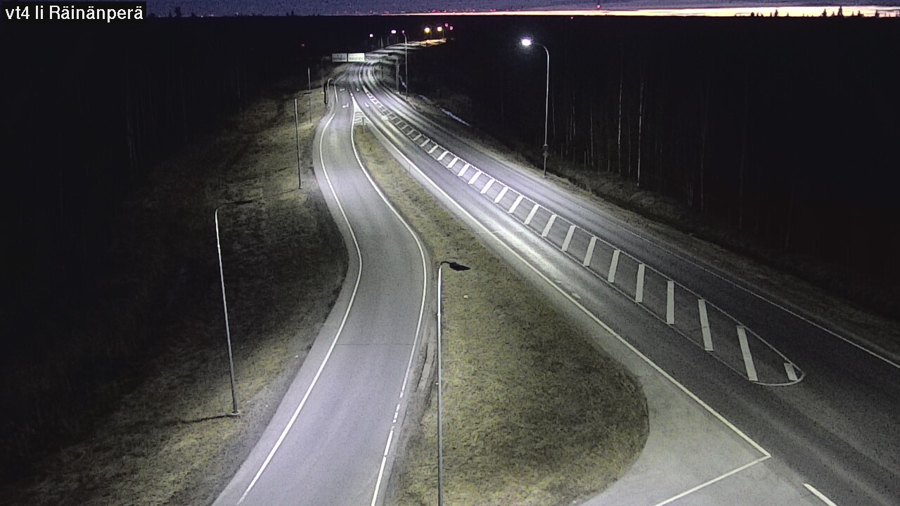 Weather Camera Image Väg 4 Ijo, Räinänperä, Ii, Pohjois-Pohjanmaa