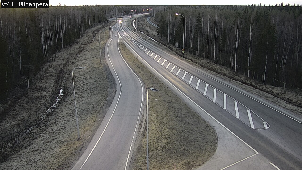Weather Camera Image Väg 4 Ijo, Räinänperä, Ii, Pohjois-Pohjanmaa