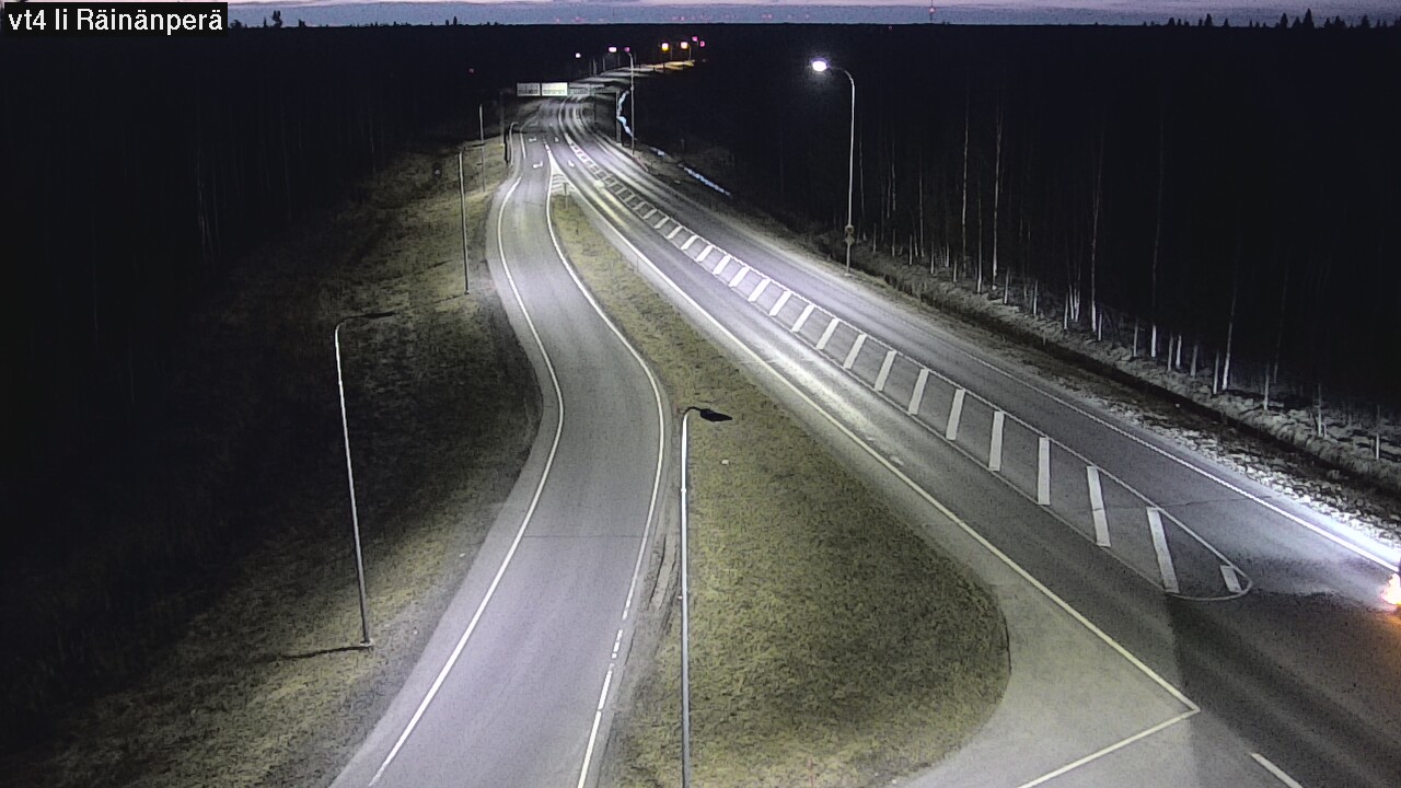 Weather Camera Image Väg 4 Ijo, Räinänperä, Ii, Pohjois-Pohjanmaa