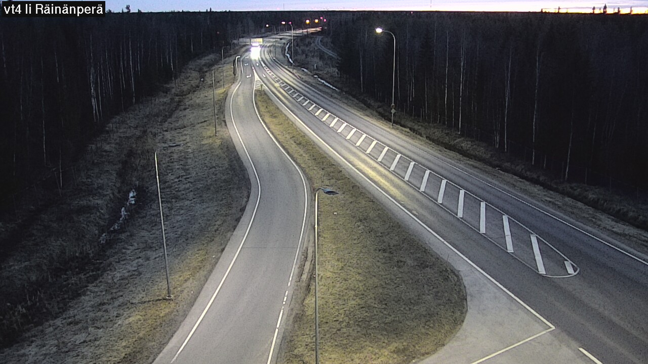 Weather Camera Image Väg 4 Ijo, Räinänperä, Ii, Pohjois-Pohjanmaa