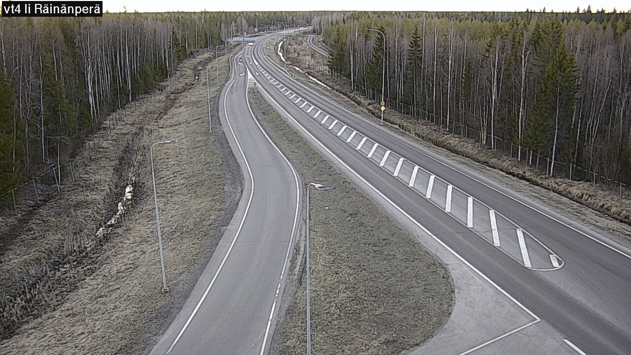 Weather Camera Image Väg 4 Ijo, Räinänperä, Ii, Pohjois-Pohjanmaa