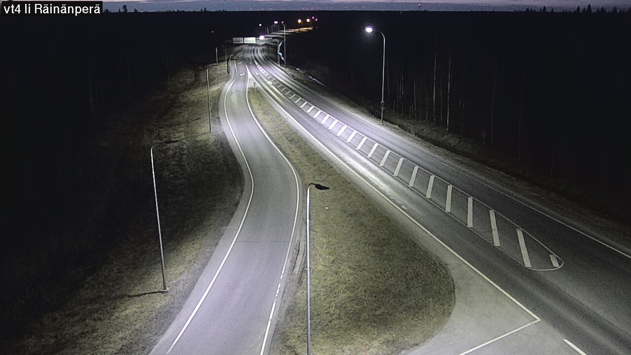 Weather Camera Image Väg 4 Ijo, Räinänperä, Ii, Pohjois-Pohjanmaa