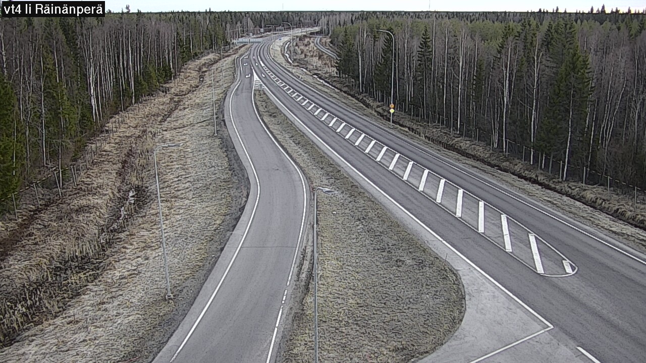 Weather Camera Image Väg 4 Ijo, Räinänperä, Ii, Pohjois-Pohjanmaa