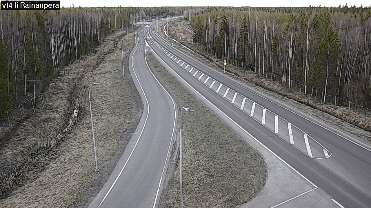 Weather Camera Image Väg 4 Ijo, Räinänperä, Ii, Pohjois-Pohjanmaa