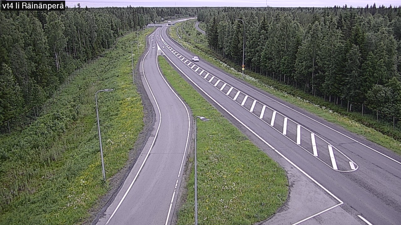 Weather Camera Image Väg 4 Ijo, Räinänperä, Ii, Pohjois-Pohjanmaa