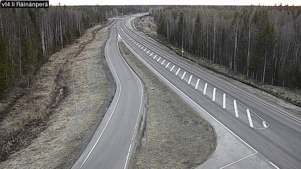 Weather Camera Image Väg 4 Ijo, Räinänperä, Ii, Pohjois-Pohjanmaa