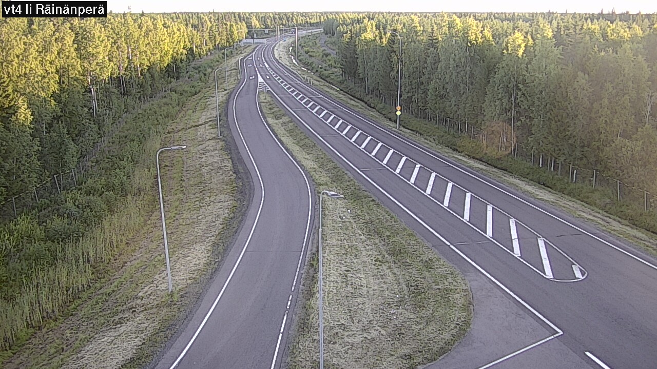 Weather Camera Image Väg 4 Ijo, Räinänperä, Ii, Pohjois-Pohjanmaa