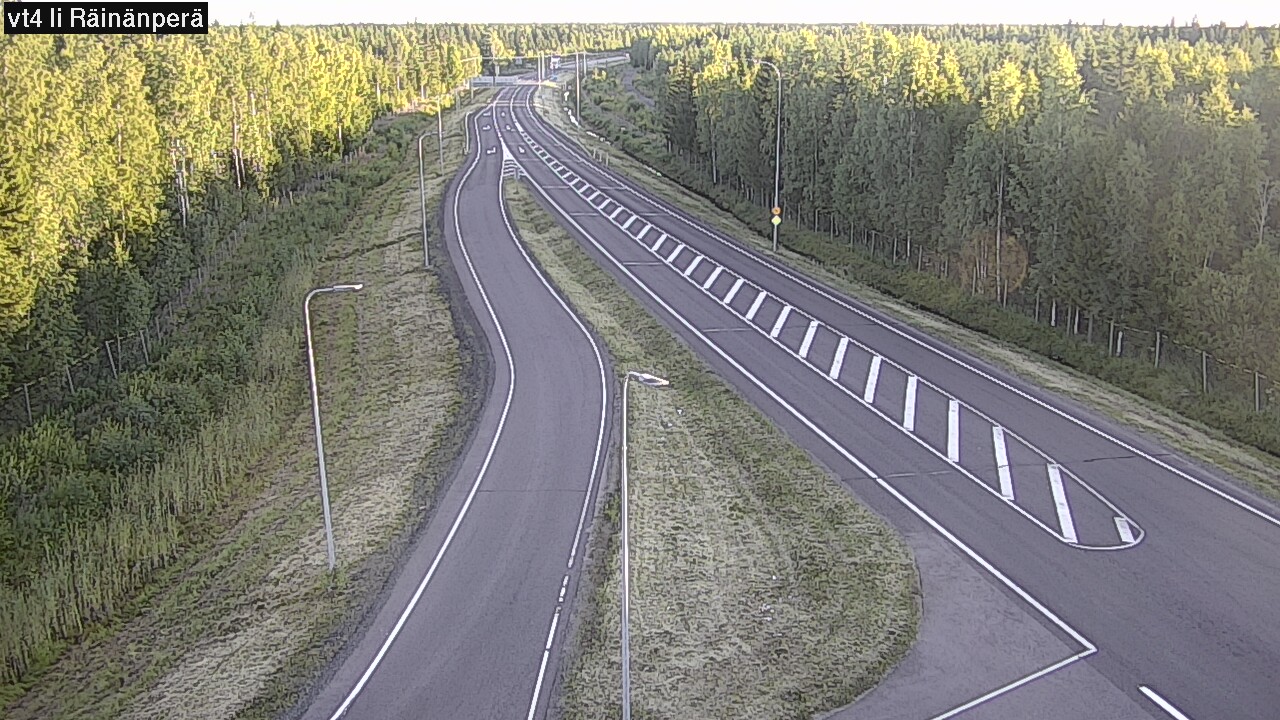 Weather Camera Image Väg 4 Ijo, Räinänperä, Ii, Pohjois-Pohjanmaa