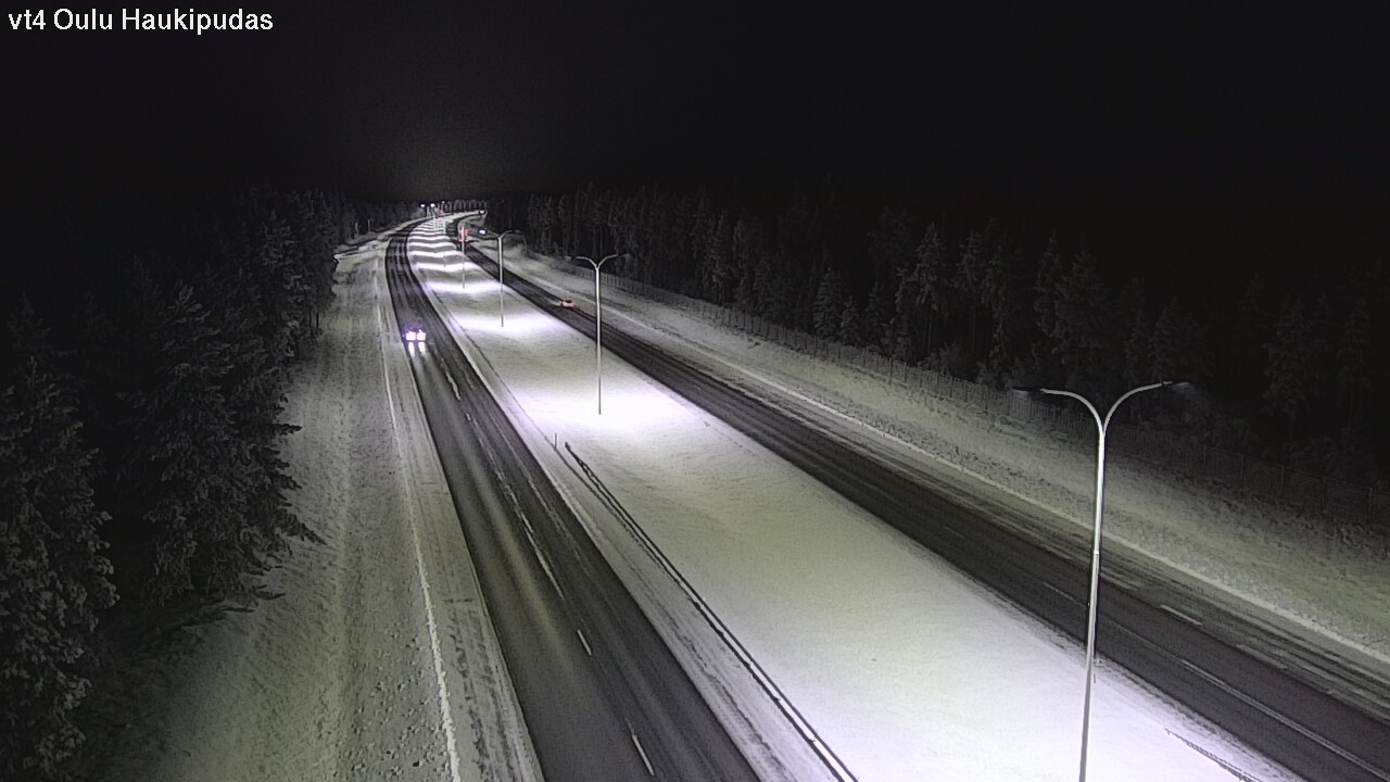 Weather Camera Image Road 4 Oulu, Haukipudas, Oulu, Pohjois-Pohjanmaa
