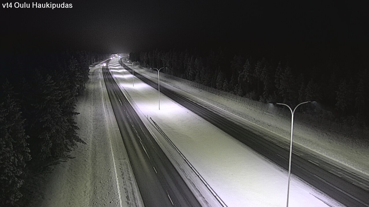 Weather Camera Image Road 4 Oulu, Haukipudas, Oulu, Pohjois-Pohjanmaa