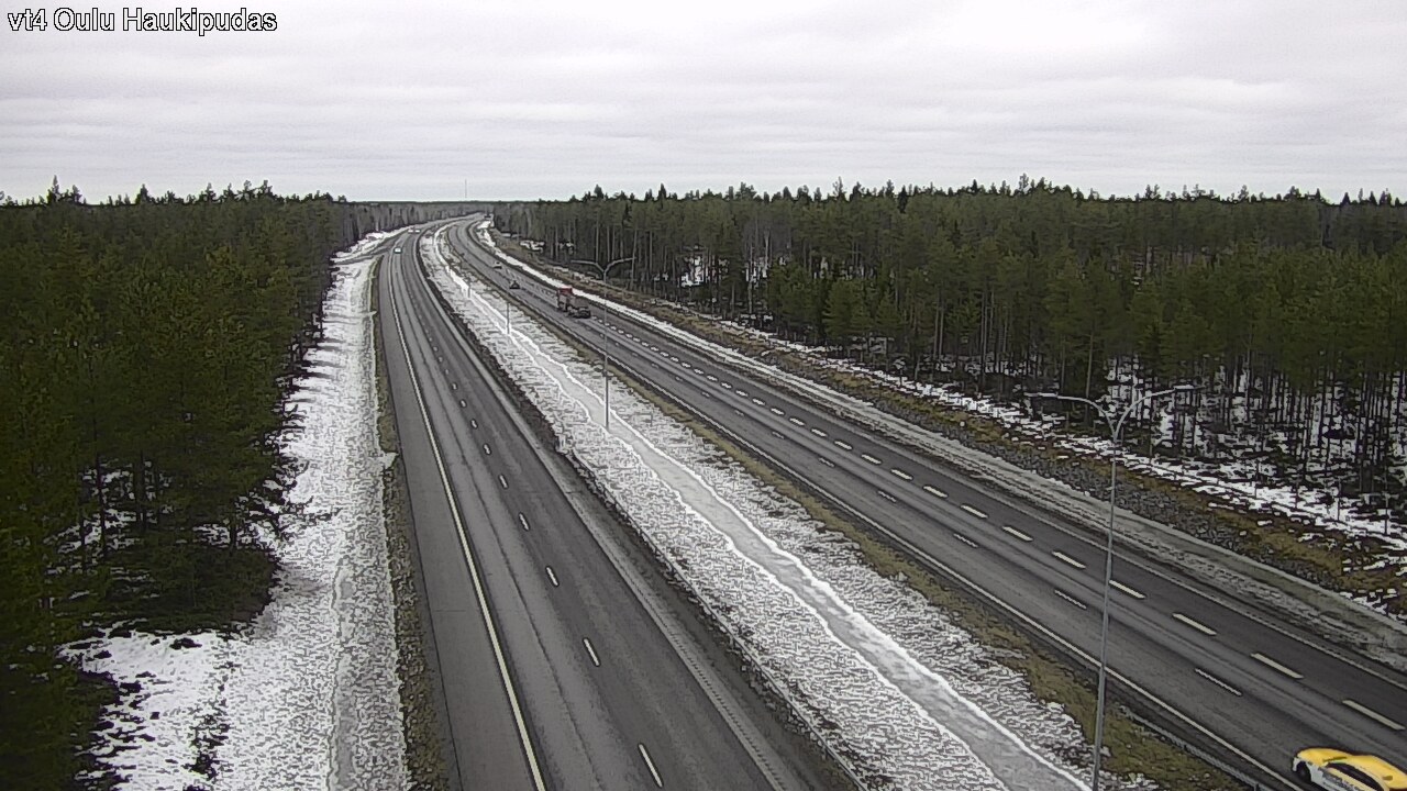 Weather Camera Image Road 4 Oulu, Haukipudas, Oulu, Pohjois-Pohjanmaa