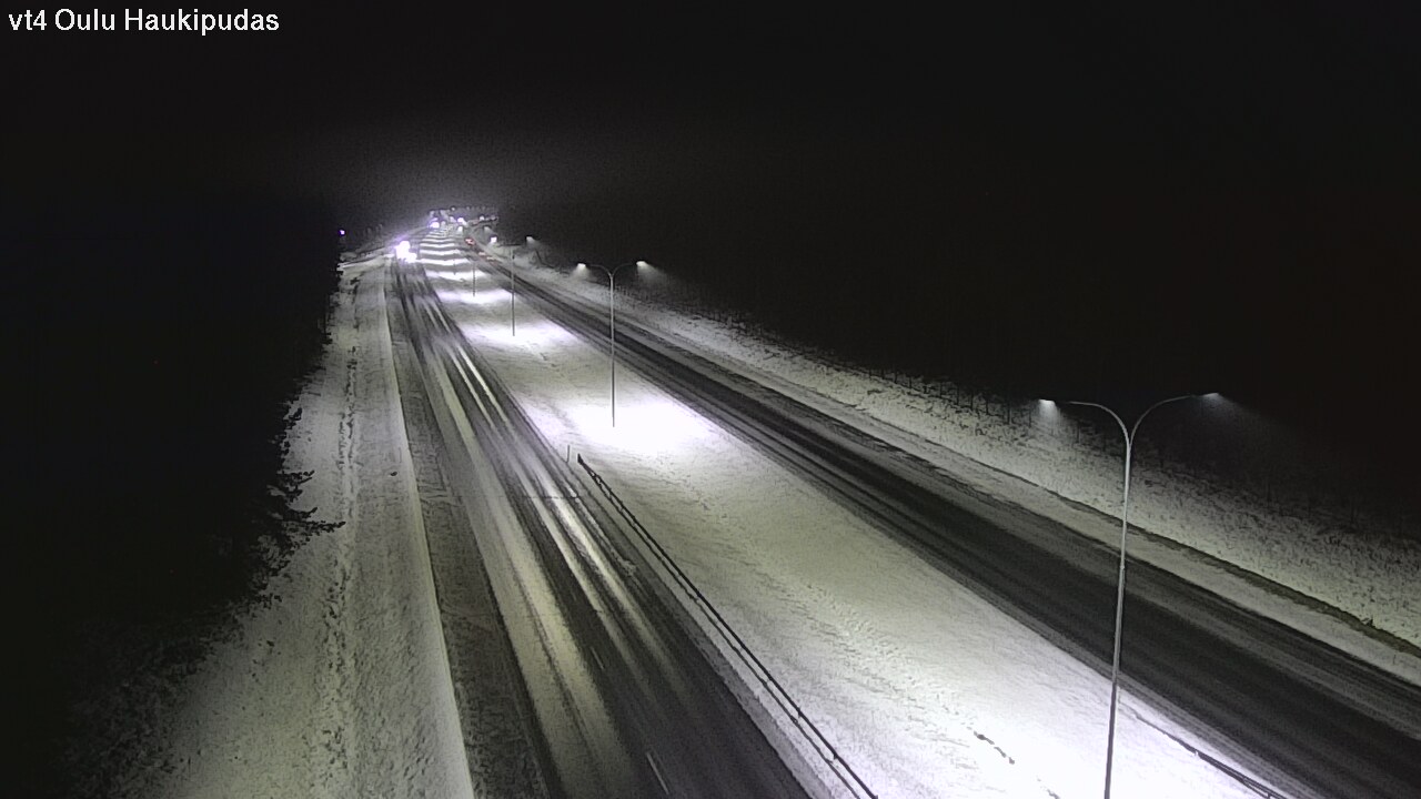 Weather Camera Image Road 4 Oulu, Haukipudas, Oulu, Pohjois-Pohjanmaa