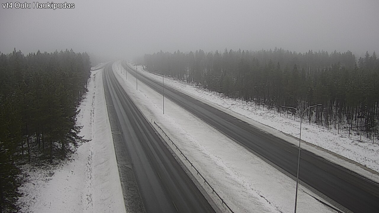 Weather Camera Image Road 4 Oulu, Haukipudas, Oulu, Pohjois-Pohjanmaa