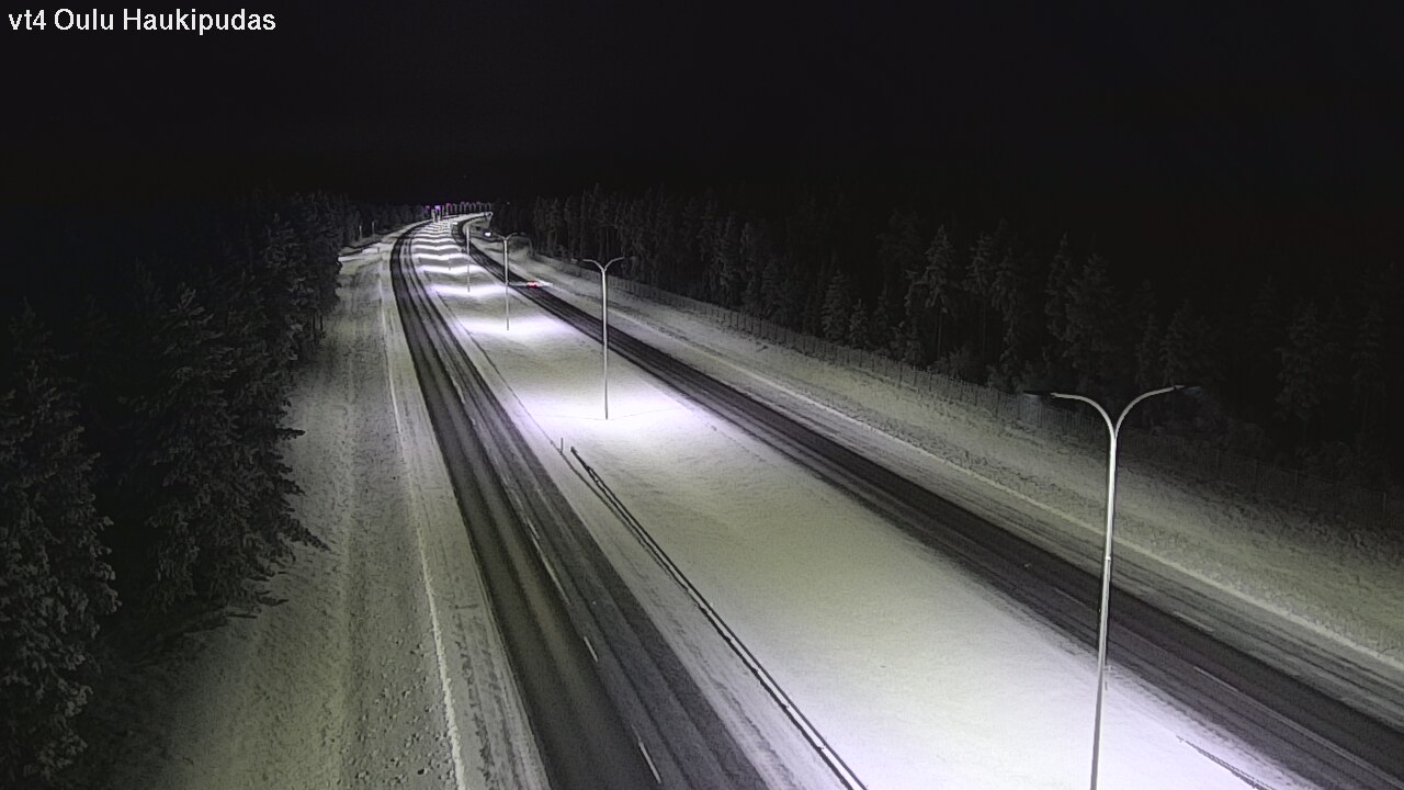 Weather Camera Image Road 4 Oulu, Haukipudas, Oulu, Pohjois-Pohjanmaa