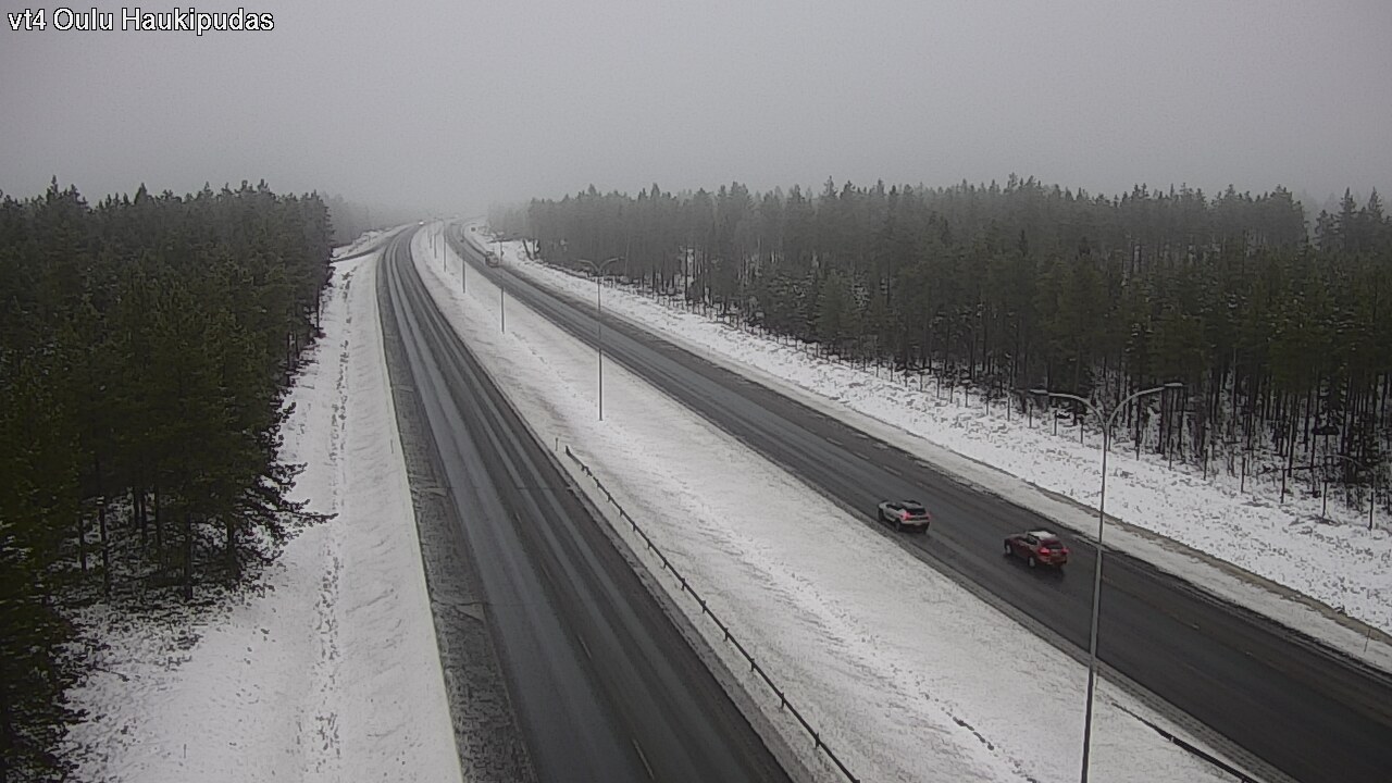 Weather Camera Image Road 4 Oulu, Haukipudas, Oulu, Pohjois-Pohjanmaa