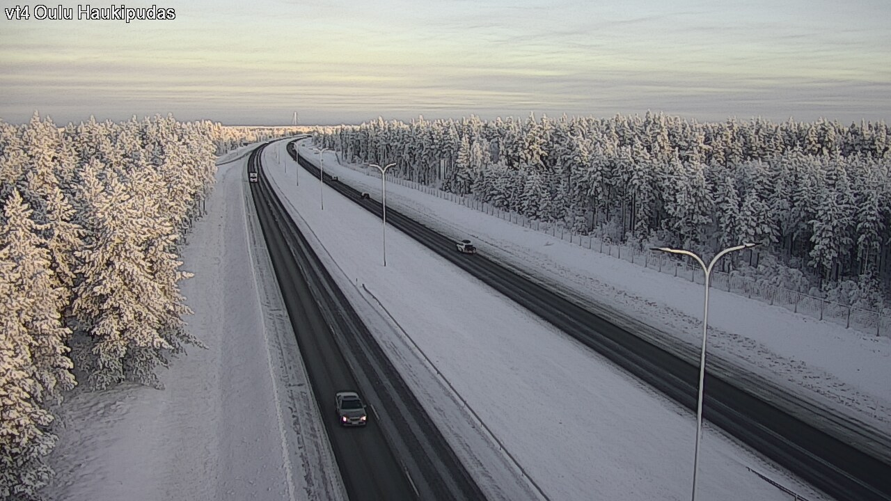 Weather Camera Image Road 4 Oulu, Haukipudas, Oulu, Pohjois-Pohjanmaa