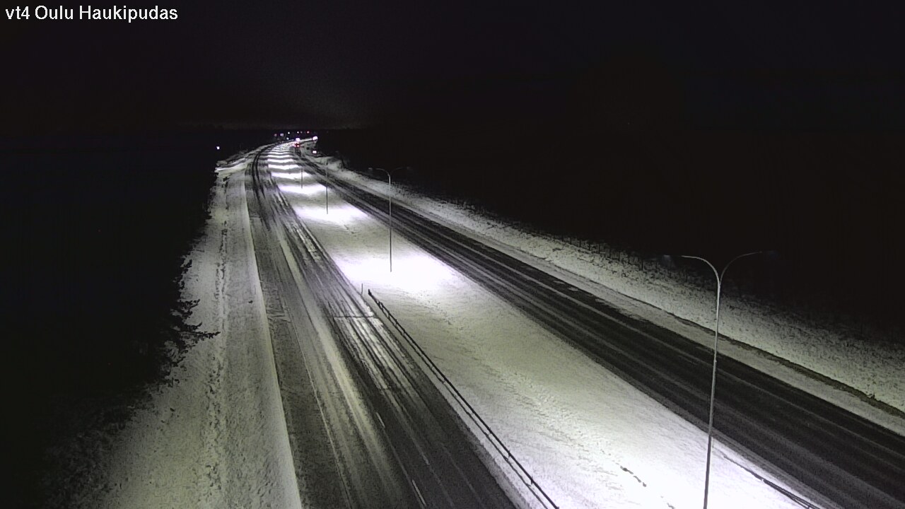 Weather Camera Image Road 4 Oulu, Haukipudas, Oulu, Pohjois-Pohjanmaa