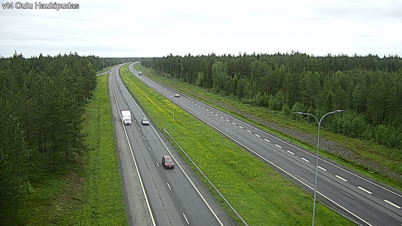 Weather Camera Image Road 4 Oulu, Haukipudas, Oulu, Pohjois-Pohjanmaa