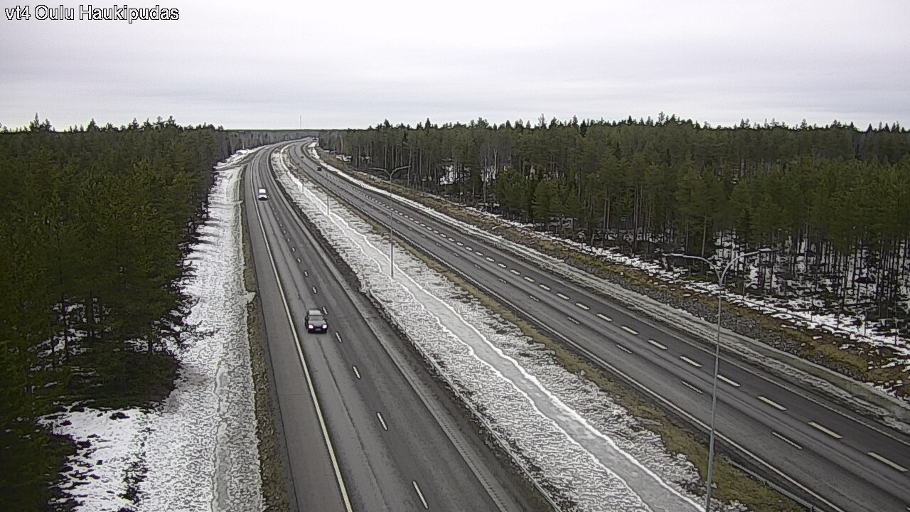 Weather Camera Image Road 4 Oulu, Haukipudas, Oulu, Pohjois-Pohjanmaa