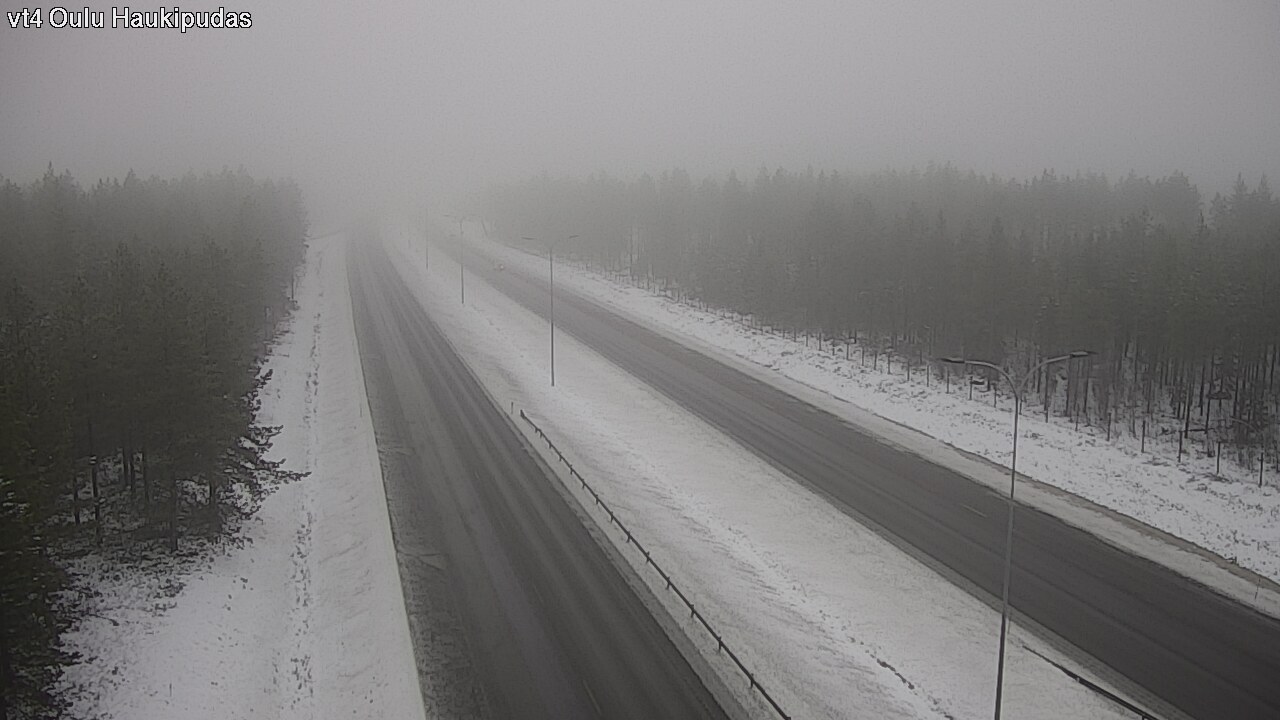 Weather Camera Image Road 4 Oulu, Haukipudas, Oulu, Pohjois-Pohjanmaa