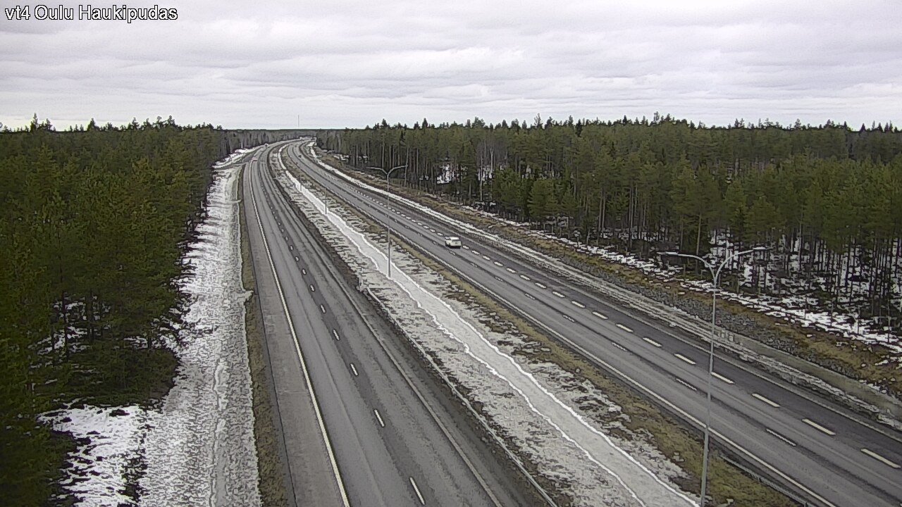 Weather Camera Image Road 4 Oulu, Haukipudas, Oulu, Pohjois-Pohjanmaa