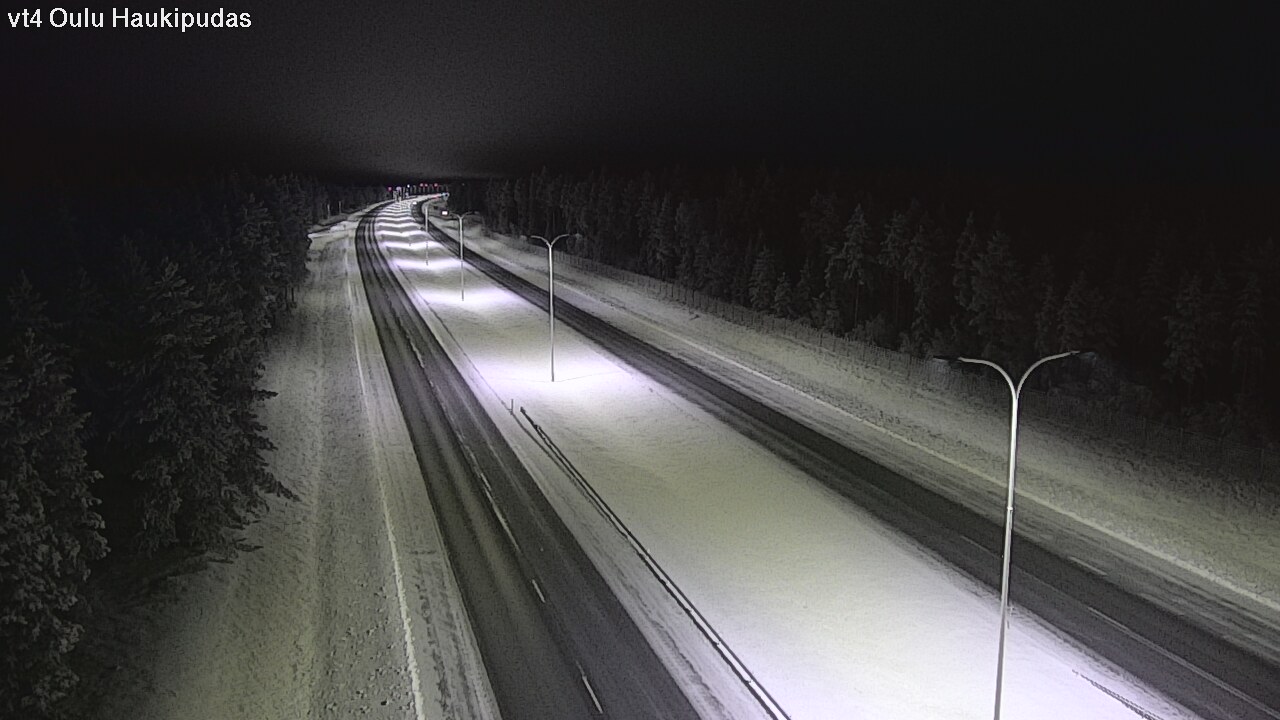 Weather Camera Image Road 4 Oulu, Haukipudas, Oulu, Pohjois-Pohjanmaa