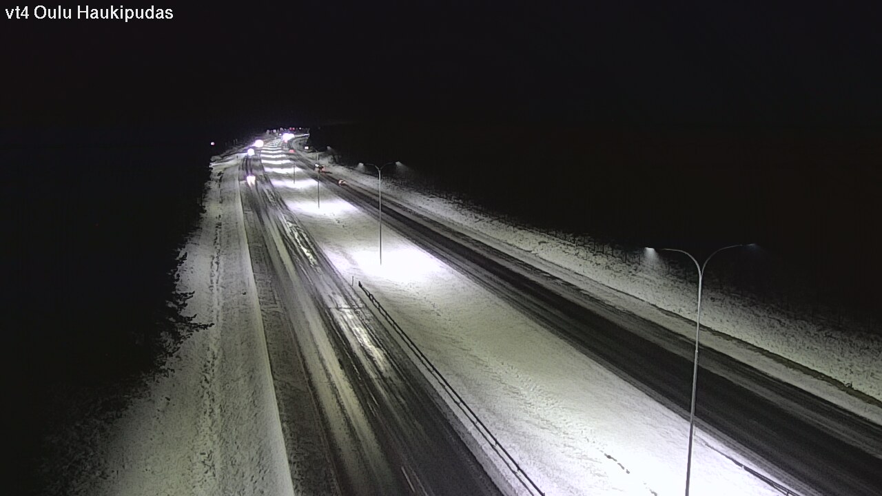 Weather Camera Image Road 4 Oulu, Haukipudas, Oulu, Pohjois-Pohjanmaa