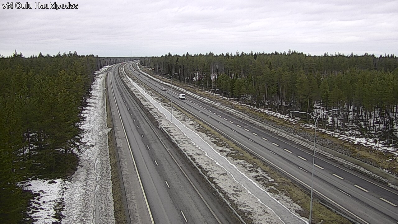 Weather Camera Image Road 4 Oulu, Haukipudas, Oulu, Pohjois-Pohjanmaa