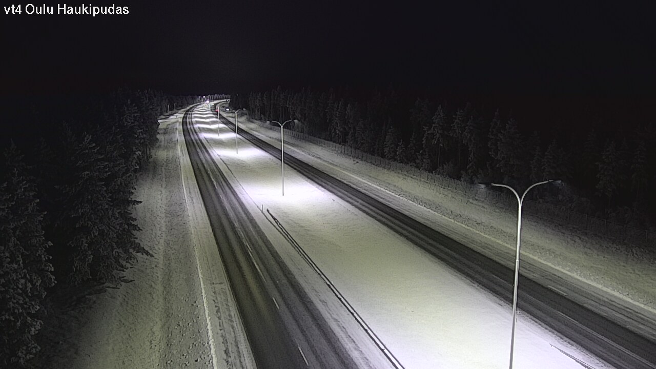 Weather Camera Image Road 4 Oulu, Haukipudas, Oulu, Pohjois-Pohjanmaa
