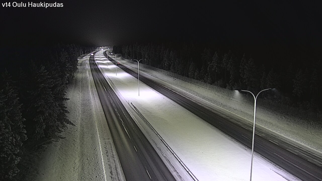 Weather Camera Image Road 4 Oulu, Haukipudas, Oulu, Pohjois-Pohjanmaa