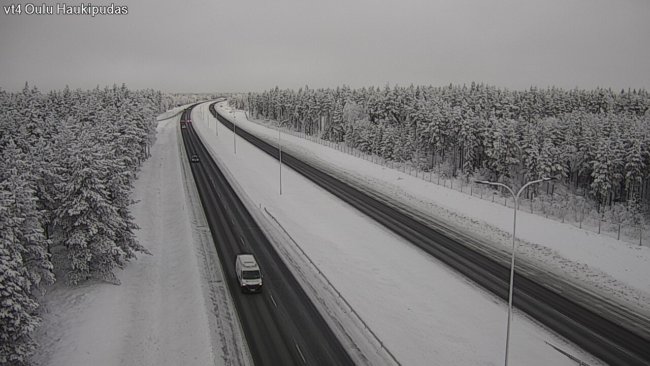 Weather Camera Image Road 4 Oulu, Haukipudas, Oulu, Pohjois-Pohjanmaa