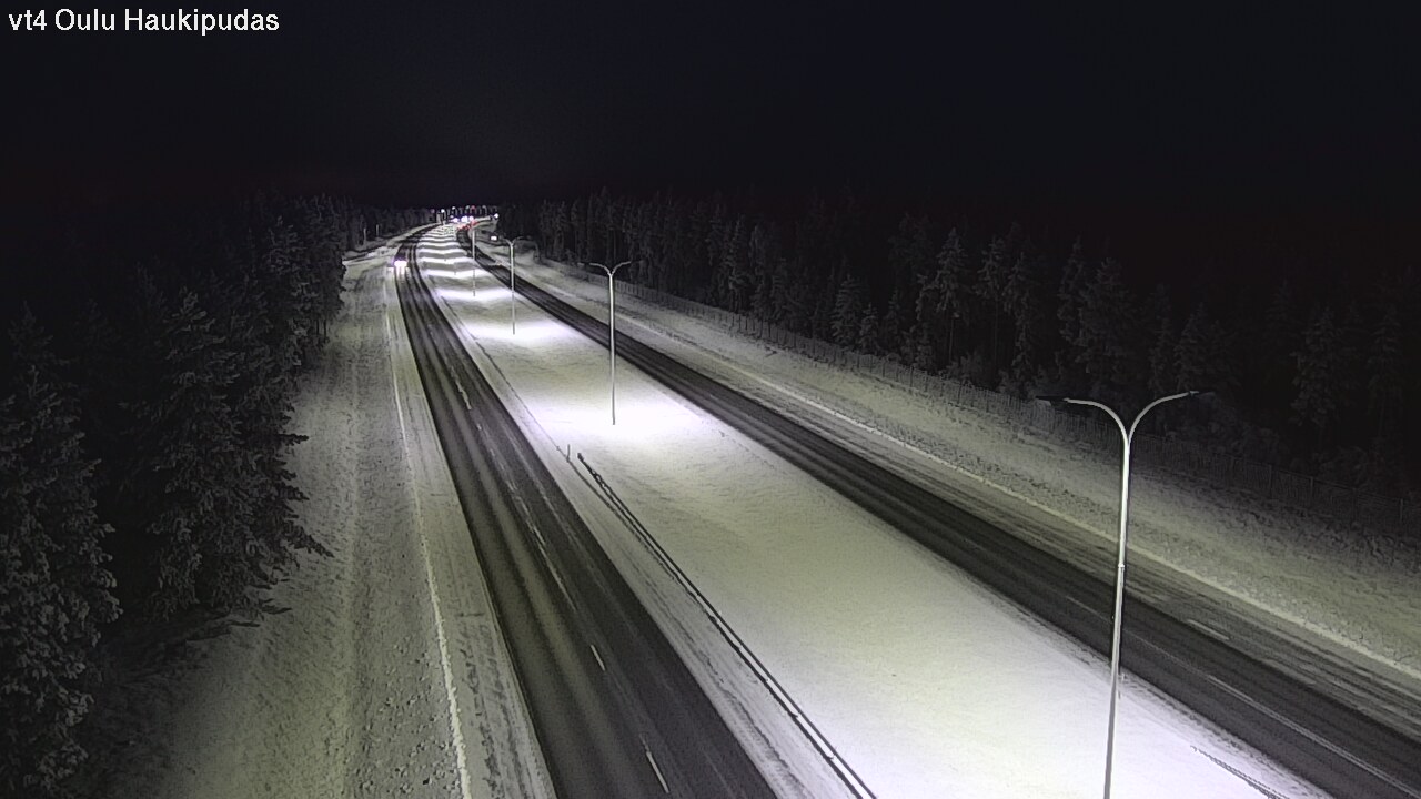 Weather Camera Image Road 4 Oulu, Haukipudas, Oulu, Pohjois-Pohjanmaa