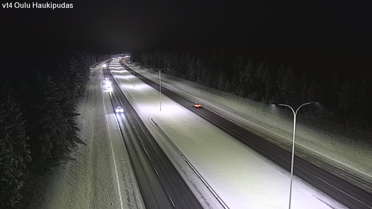 Weather Camera Image Road 4 Oulu, Haukipudas, Oulu, Pohjois-Pohjanmaa