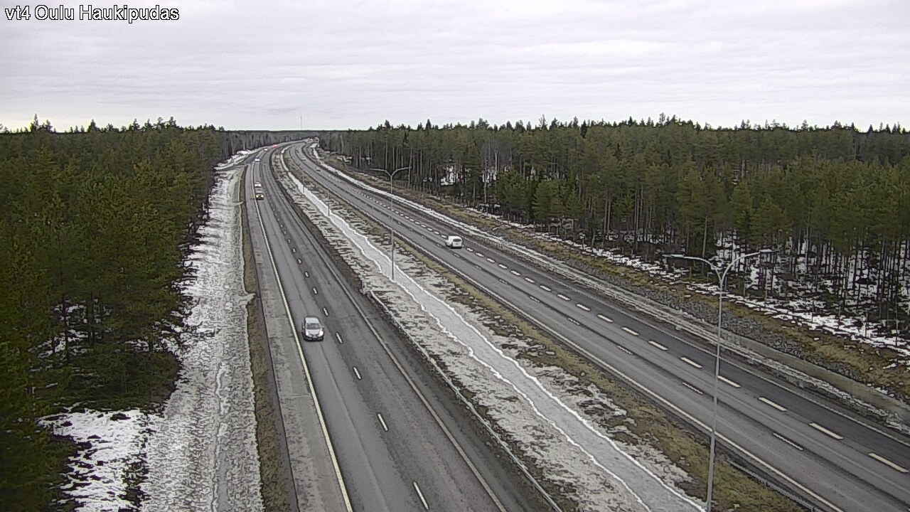 Weather Camera Image Road 4 Oulu, Haukipudas, Oulu, Pohjois-Pohjanmaa