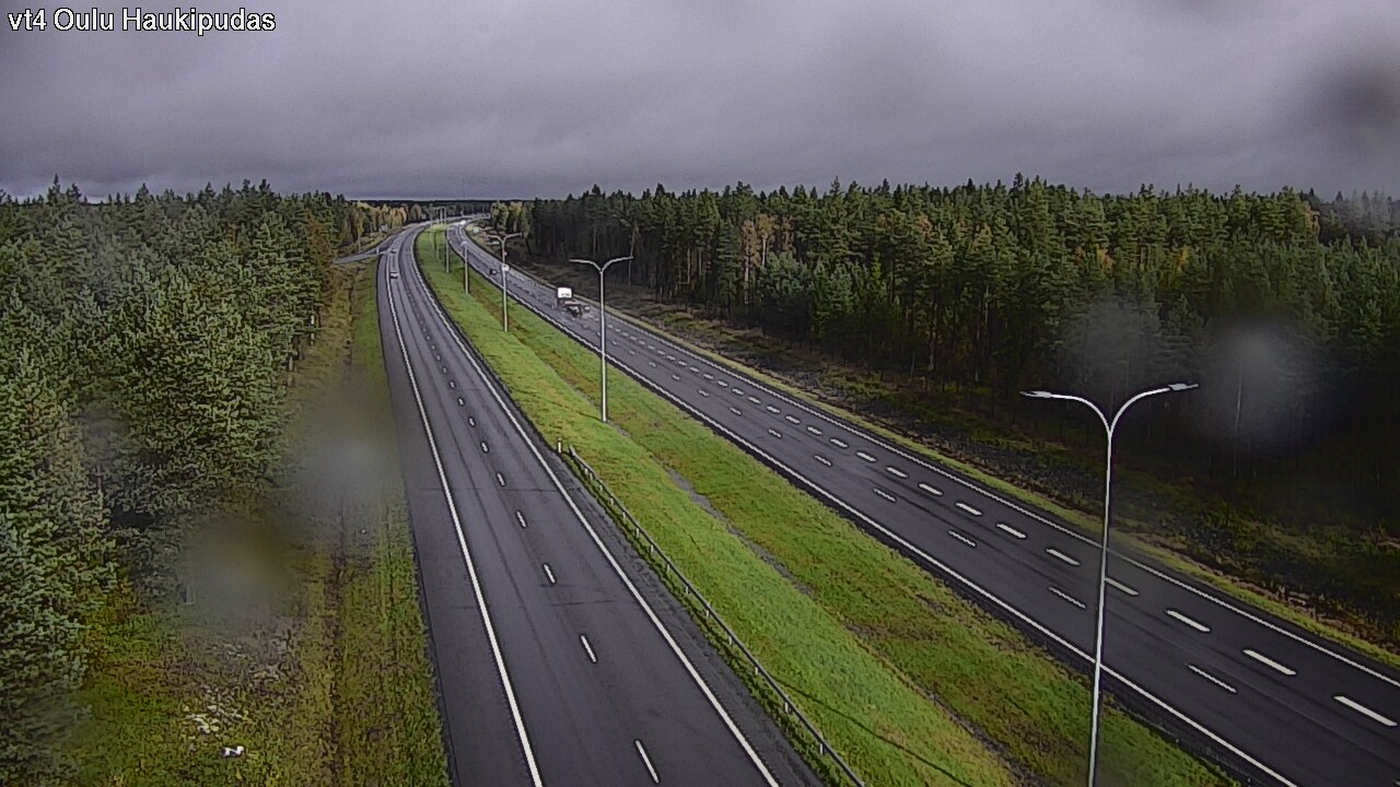 Weather Camera Image Väg 4 Oleåborg, Haukipudas, Oulu, Pohjois-Pohjanmaa