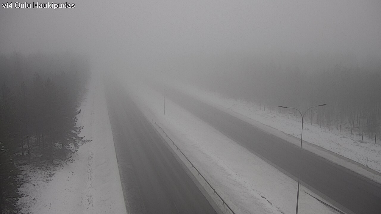 Weather Camera Image Road 4 Oulu, Haukipudas, Oulu, Pohjois-Pohjanmaa