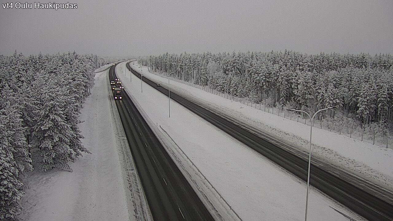 Weather Camera Image Road 4 Oulu, Haukipudas, Oulu, Pohjois-Pohjanmaa