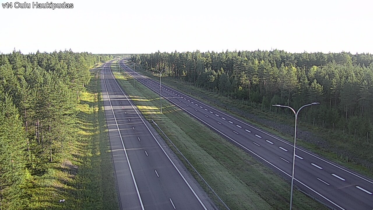 Weather Camera Image Road 4 Oulu, Haukipudas, Oulu, Pohjois-Pohjanmaa