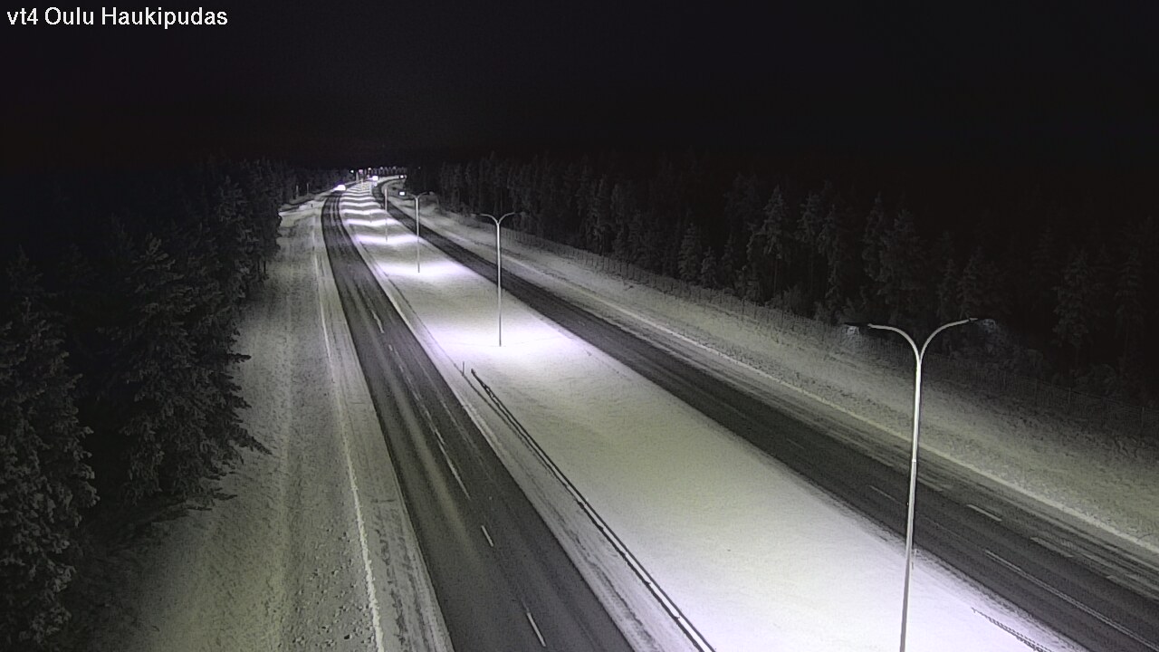 Weather Camera Image Road 4 Oulu, Haukipudas, Oulu, Pohjois-Pohjanmaa